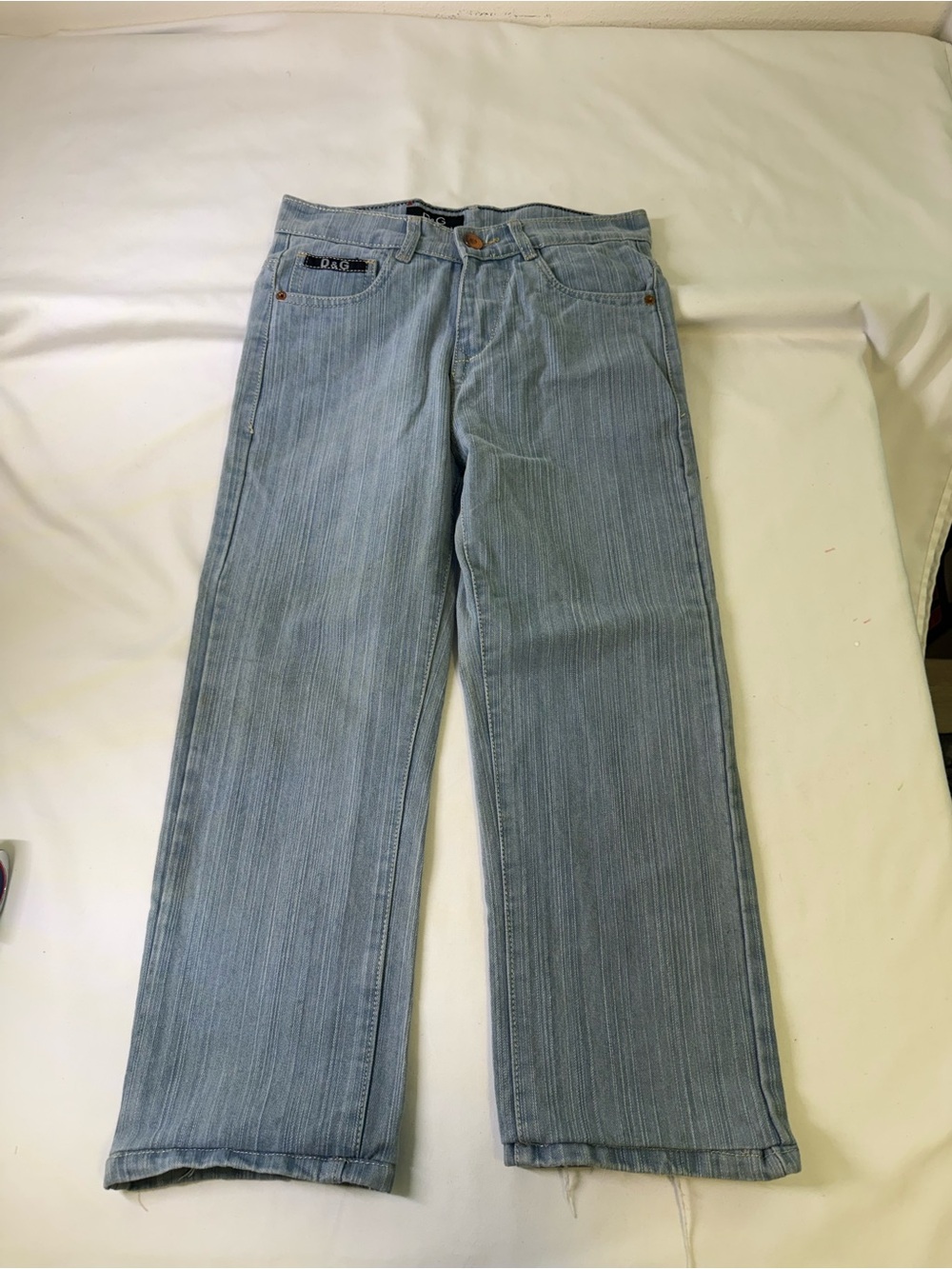 Dolce & Gabbana Light Blue Straight-Leg kids Jeans